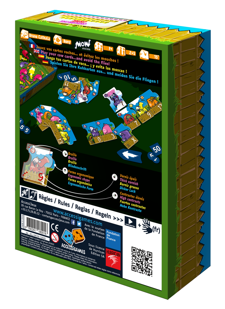 Les pièces du jeux Quarto Access