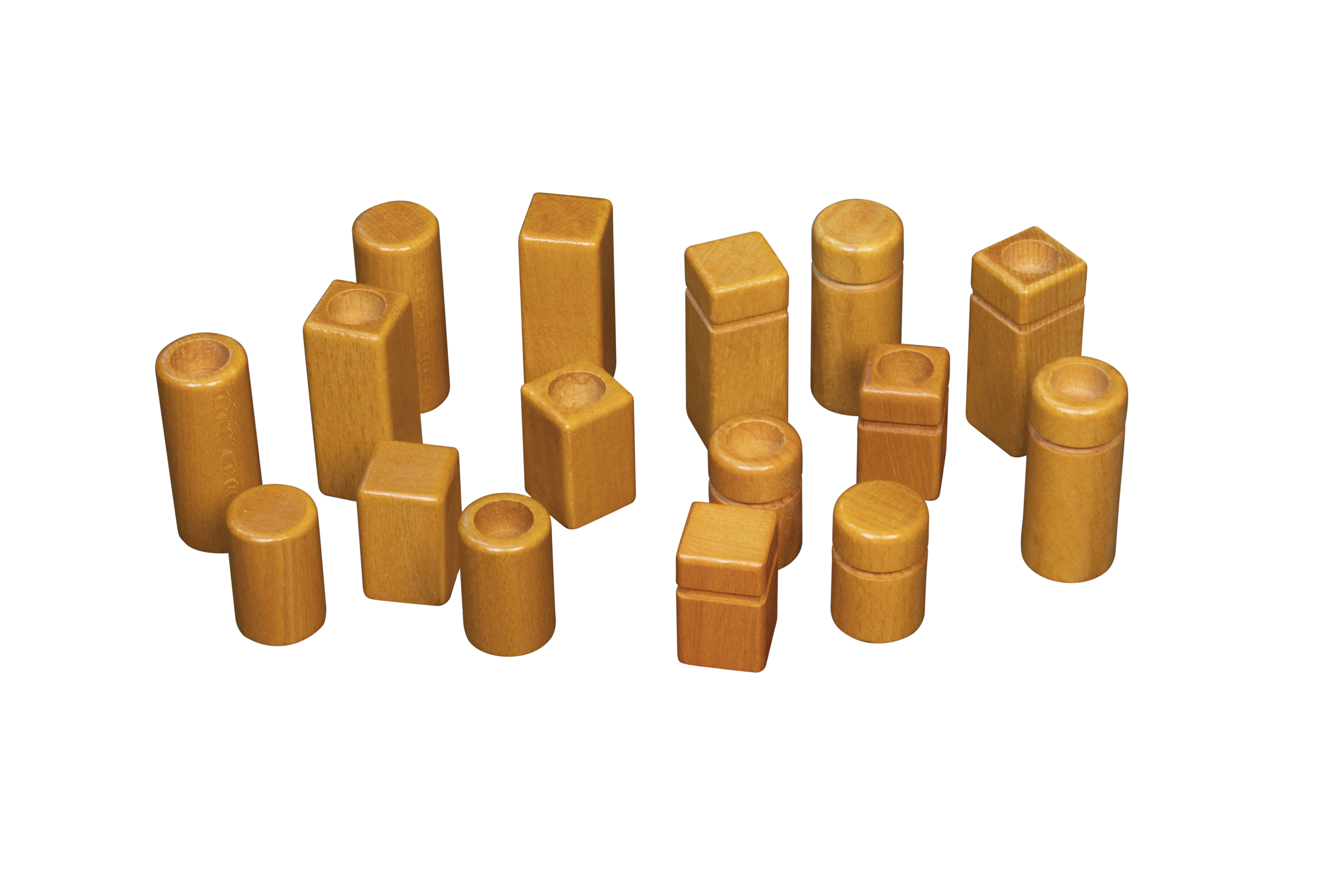 Les 16 pièces du jeu