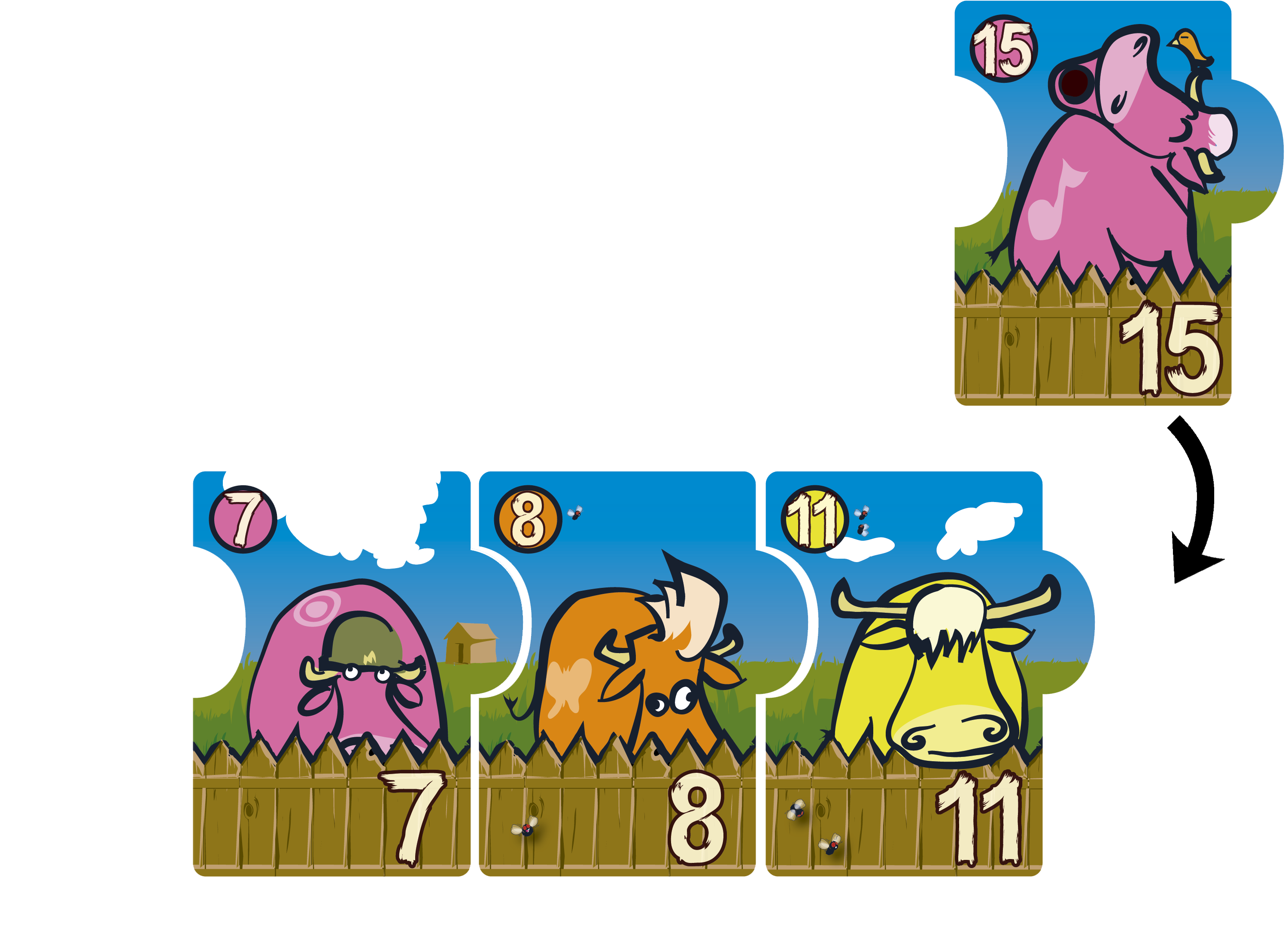 Les pièces du jeux Quarto Access