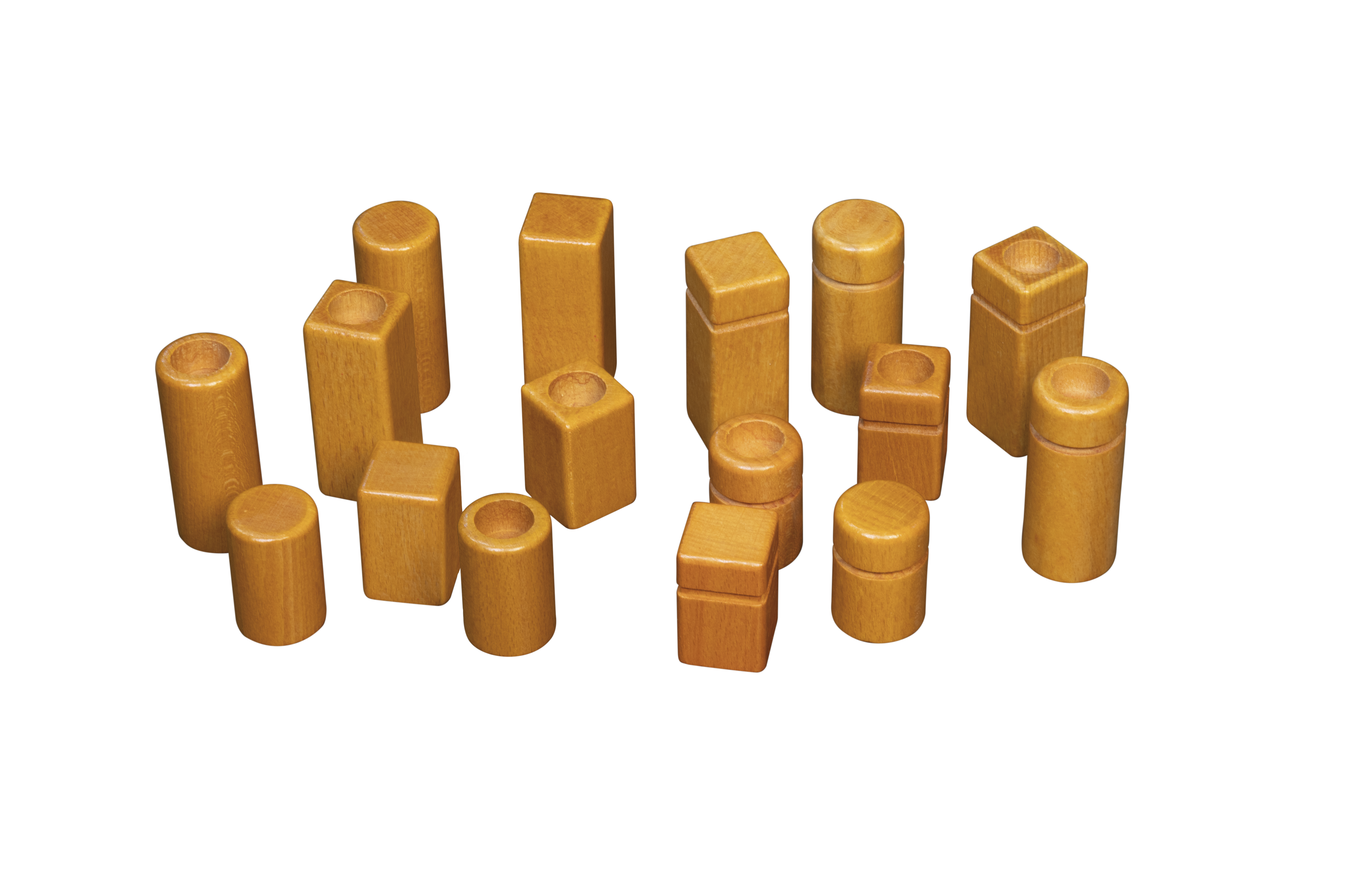 Les 16 pièces du jeu